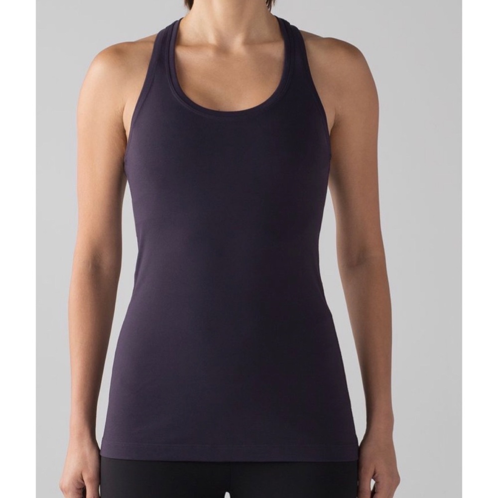 Lululemon Cool Racerback II in Black Grape